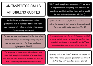 Mr Birling key quotes